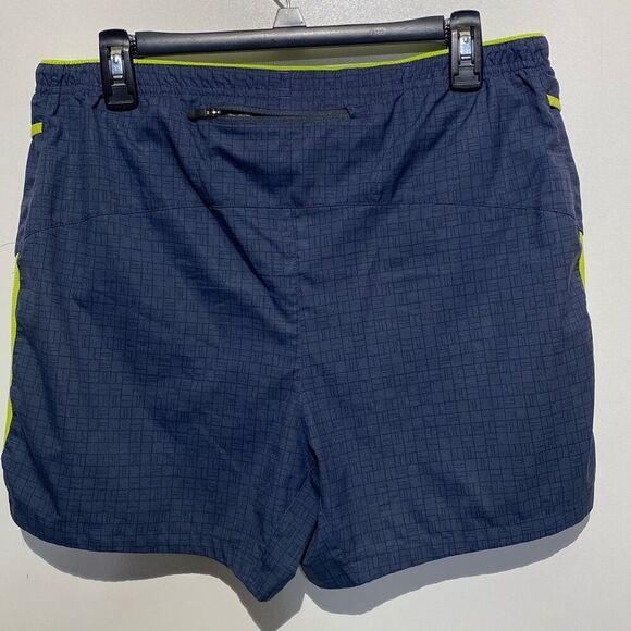 Brooks Men's Blue Green Sherpa 7" 2 in 1 Athletic Running Shorts Size Large - Picture 4 of 7